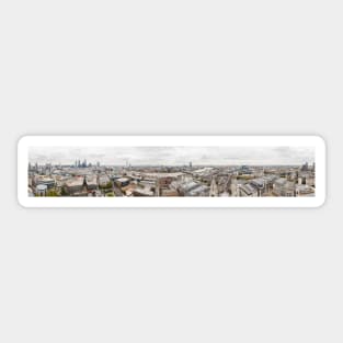 London 360 panorama view from St Paul Cathedral Sticker